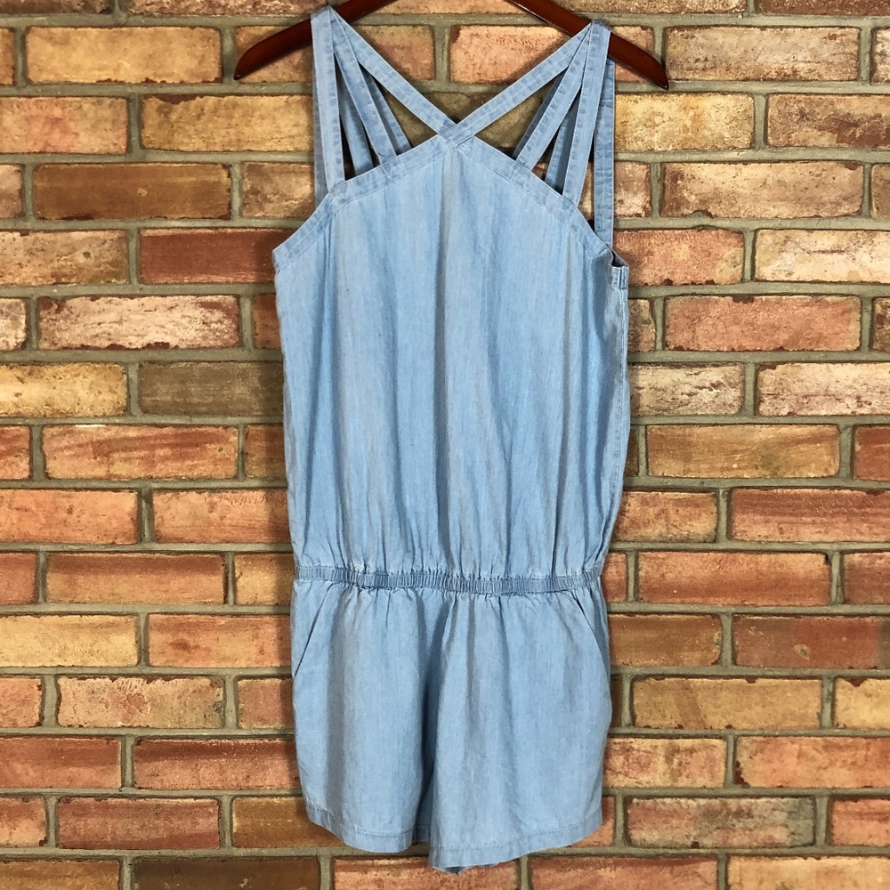 New Fabletics Chambray Romper